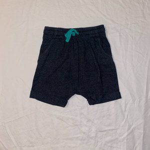 Toddler Boy Dark Grey Shorts with Functional Drawstring - 3T